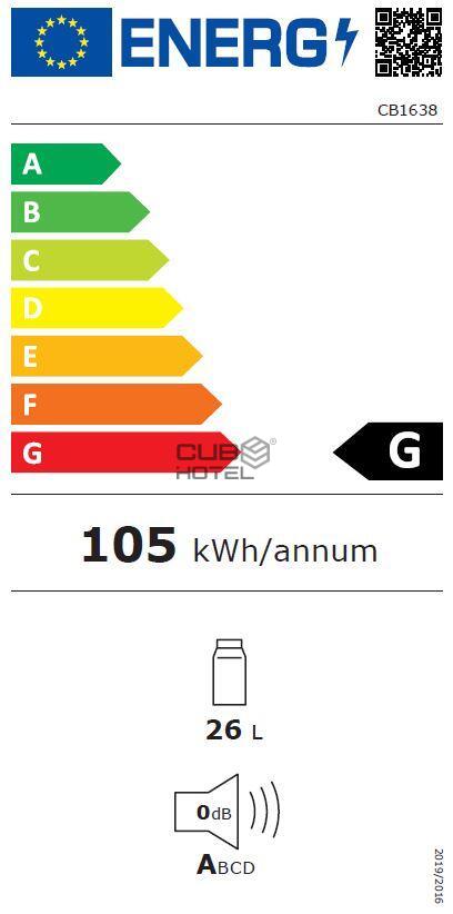 Minibar Black Winter 30 0dB Silent 220V PERSEO